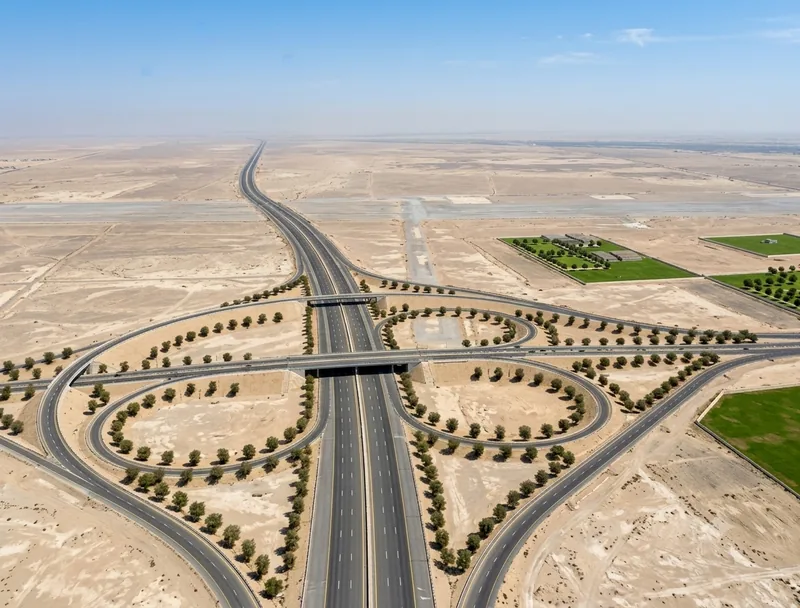 Batinah Expressway interchange — reference view
