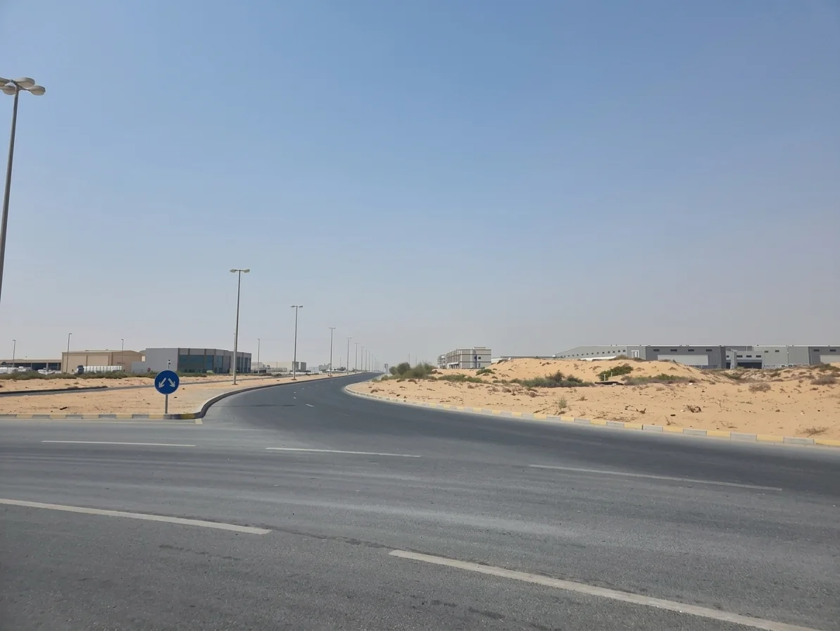 Sajaa Khawneej Dual Carriageway construction photograph